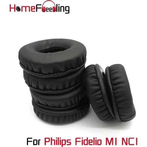 Homefeeling Ear Pads for Philips Fidelio M1 NC1 Headphones Super Soft Velour Sheepskin Leather Ear Cushions Replacement