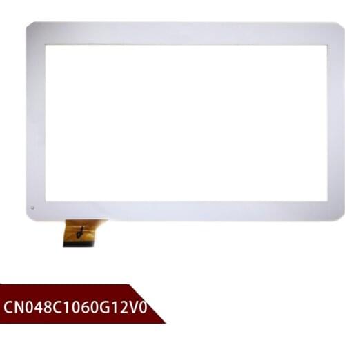 Free shipping for GT10MR100 FHX CN048C1060G12V0 capacitive touch screen glass digitizer panel for SUPRA M12BG M12AG 3G tablet