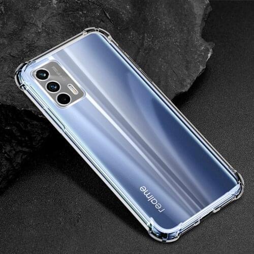 Case For Realme GT Clear Airbag Shockproof Soft TPU Camera Lens Protection Cover for Realme GT 5G RMX2202