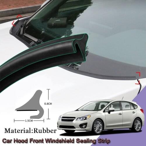 DIY Car Seal Strip Windshied Spoiler Filler Protect Edge Weatherstrip Strip Sticker Car Accessories For Subaru Impreza 2011-2020