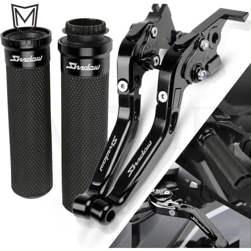 For Honda VT 600 VT600 C CD CD2 VT 750 VT750 Aero Spirit CD/CD2 Ace Motorcycle CNC Brake Clutch Levers Handlebar Hand Grips Set