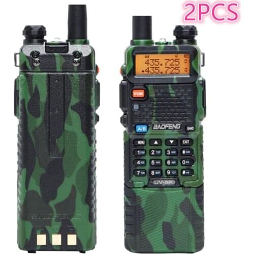2pcs Baofeng UV-5R 3800 MAh Long Range Walkie Talkie 10KM Dual Band UHF&VHF UV5R Ham Hf Transceiver Portable UV 5R Radio Station