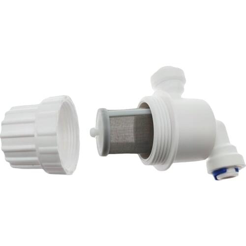RO Water Filter With Quick Connection For 1/4'' PE Hose Pipe Tube With Stainless Steel Mesh Inside