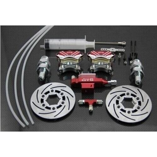 Wheel Hydraulic Brakes for HPI 5B 5SC 5T SS KM Rovan Gas Off Road Baja RC 30.5CC