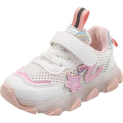 LED Cветящиеся кроссовки Sneakers For Boys And Girls Baby Toddlers 2021 Kids Running Sport Shoes Lightweight New Fashion