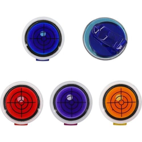Golf Ball Mark Slope Putting Level Reading Marker with Magnetic Golf Hat Clip Blue Purple Orange Red Golf Putting Training Aids