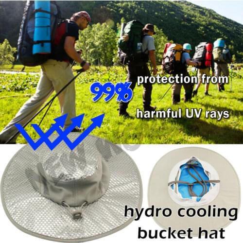 Arctic Hat Hydro Cooling Bucket Hat w/ UV Protection Keep Cooling Protected Caps