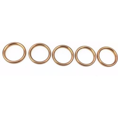 Motorcycle exhaust pipe accessories Motorcycle modified copper gasket accessories 100pcs
