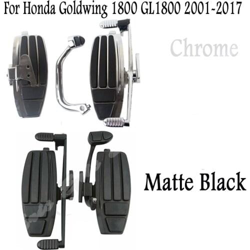 Floorboard Footboard Kit Fit For Honda Goldwing GL1800 2001-2010 2011 2012 2013 2014 2015 2016 2017 Aluminum