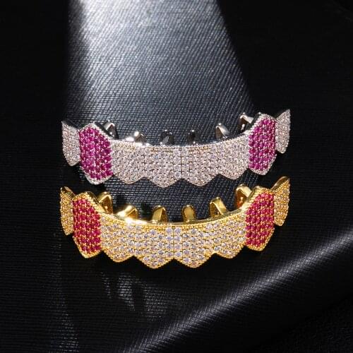 New HIPHOP Color 8 Teeth Hipster Nightclub Funny Hip Hop Halloween Gift Teeth