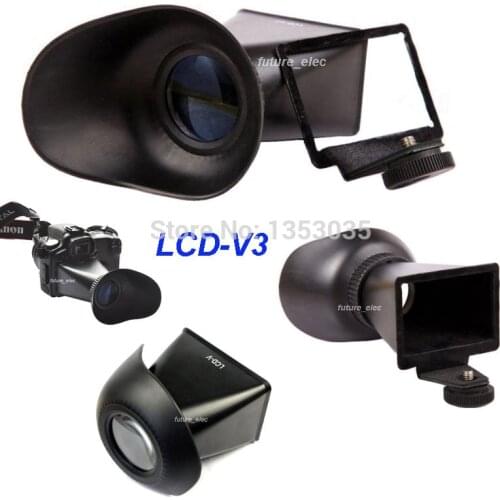 Pr Eye Cup LCD-V3 2.8x Magnification Magnifier LCD V3 Viewfinder Extender Eyecup 3" for Canon EOS 600D Rebel T3i 60D DSLR Camera