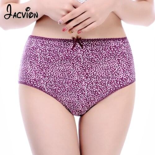 2 Pieces/Set Underwear Women Panties High Waist Underwear Female Cotton Lingerie Women Panties Ladies Panty Soft Printing Briefs