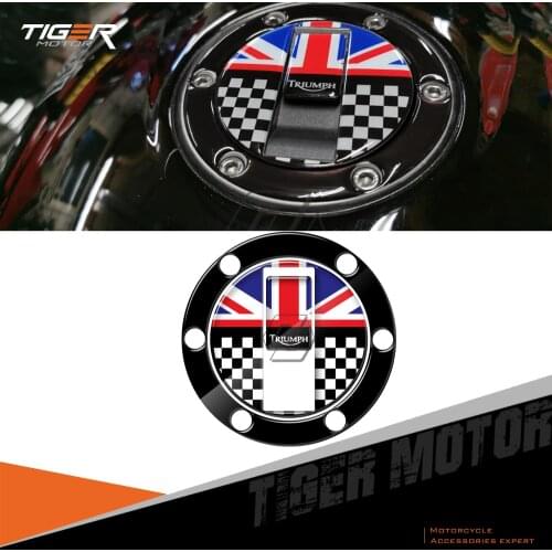 3D Resin Motorcycle Gas Tank Cap Protector Case for Triumph Tiger 800 XC/XCA/XCX/XR/XRT 1050 TIGER Tankpad Stickers
