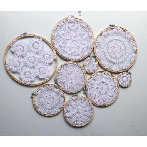 1 Set DIY Tapestry Wall Hanging Lace Dream Catcher Set Wedding Background Decoration Mexican Party Decorations Bohemian Decor
