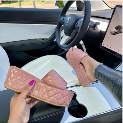 2021 fashion womens shoes platform shoes simple sandals open toe solid color beach shoes summer women plus size slippers 36-43