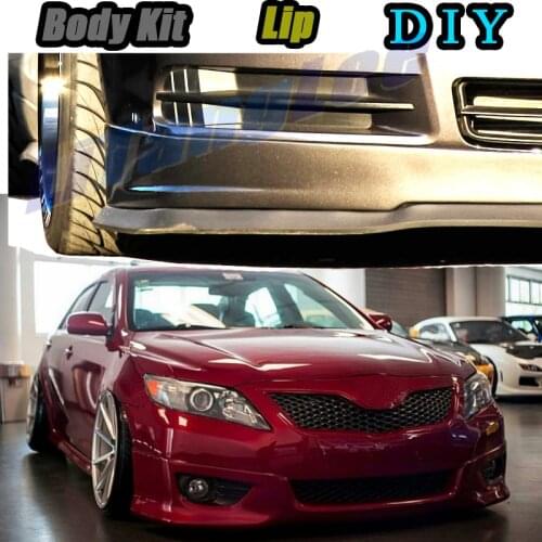 Car Bumper Lip Front Spoiler Skirt Deflector For TOYOTA Camry V XV 1990~2019 Tune Car Modified Body Kit VIP Hella Flush Lips