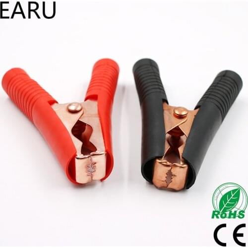 Hot Car Alligator Clips Battery Clamps Crocodile Clip 100A Red+Black for Auto Battrey Charger Charging Connect Connector Socket