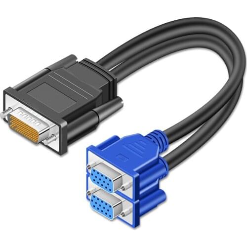 DMS 59 Pin DMS59 to 2 VGA DVI HDMI DP Display Adapter Cable Dual Link Video Splitter Cable for Dual Monitor System 59