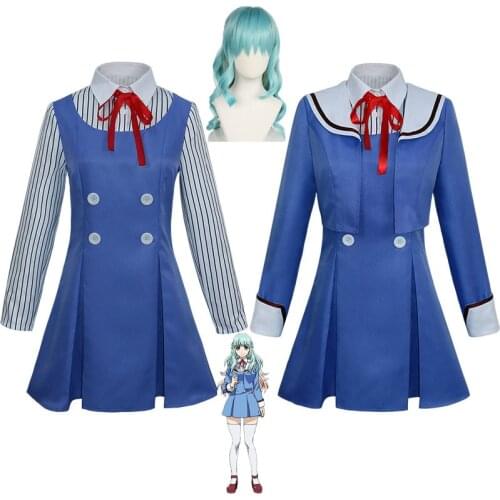Anime High-Rise Invasion Shinzaki Kuon Cosplay Costume JK Uniform Girls Women Halloween School Uniform Carnival Party Suit