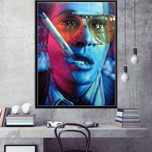 Hot Fear And Loathing In Las Vegas Classic Movie Posters And Prints Canvas Painting Pictures On The Wall Abstract Home Decor