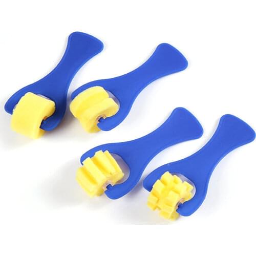 Mini Sponge Paint Roller DIY Kids Child Art Painting Tool Toy Preschool 4Pcs G15 Drop ship