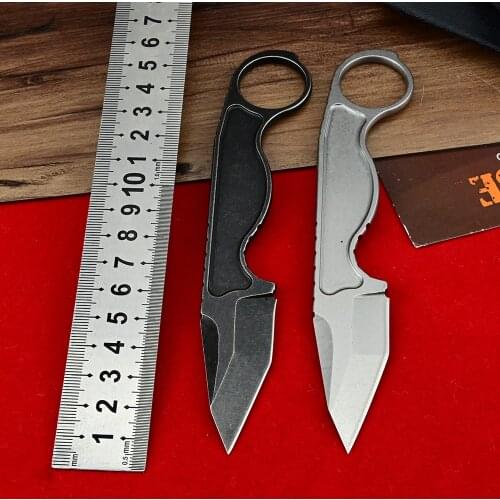 440C Steel Fixed Blade Knife Outdoor Camping Hunting Survival Knives Tactical EDC Tools Karambit CS GO Lizards Pocket Knife