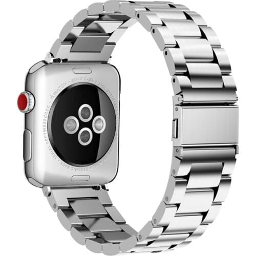 Stainless steel strap for Apple watch band 44mm 40mm 42mm 38mm apple watch 5/4/3/2/1 Iwatch band metal bracelet belt Accessories
