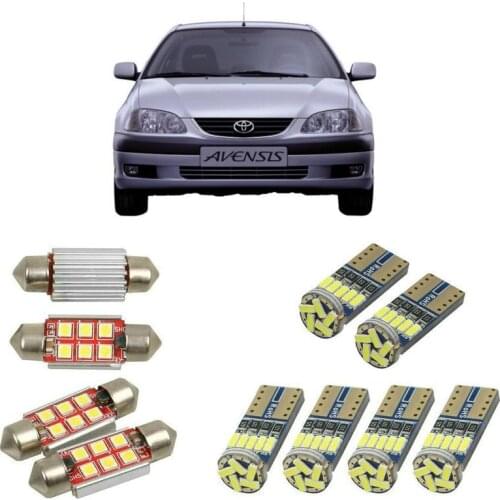 Super bright Interior led Car lights For Toyota avensis t22 sedan car accessories boot light License Plate Light