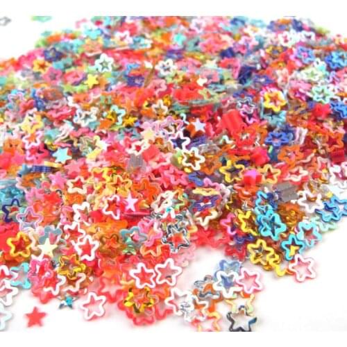 Nail Art Decoration Star Paillette Glitter 3D Slice Spangles for nails