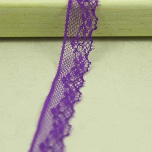 10 yards/lot 16mm width purple non-Stretch Lace trim sewing/garment/clothes accesories