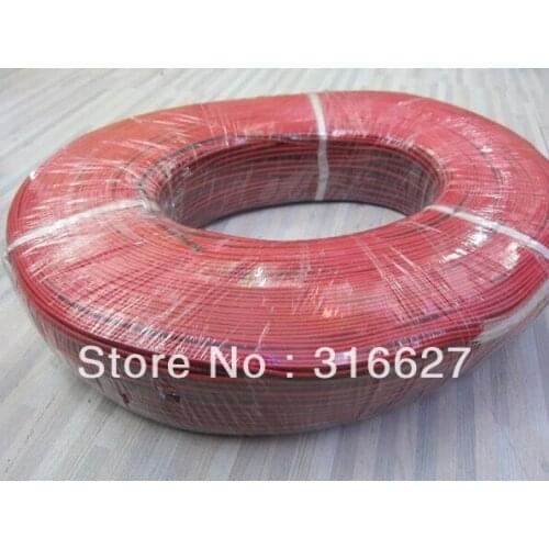 50M 50m 2-pin Red & Black Extension cable wire 20AWG wires strip light extend cable