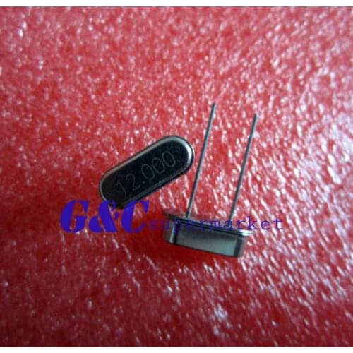 20PCS 12MHz / 12.000 MHZ Crystal Oscillator HC-49S GOOD QUALITY diy electronics