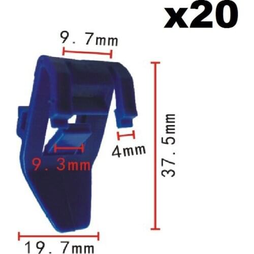 20x For Honda Accord,For Civic,Prelude,Odyssey & Del Sol Clips Front & Rear Door Trim Panel Retainer For Acura Integra & Legend