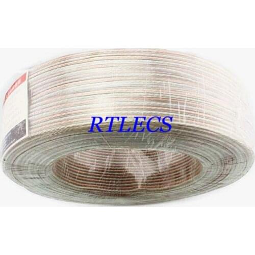 3 Meter Loud Speaker Cable Pure Oxygen-Free Copper 2x100 Wires /Core Audio Cable For Amplifier engineering Wire