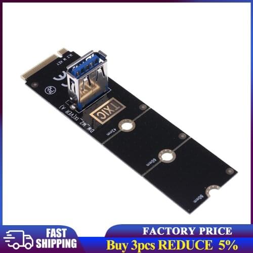 NGFF M.2 to USB3.0 Converter Adapter Graphic card Extender Card M.2 NGFF to PCI-E X16 Slot Transfer Card Mining m2 Riser Card