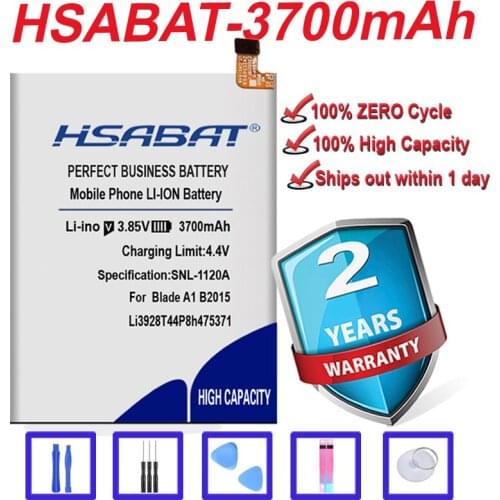 HSABAT 3700mAh Battery for ZTE Blade A1 B2015 C880 Li3928T44P8h475371 C880A C880S AXON Mini Xiaoxian 3 V8 Mini V8mini