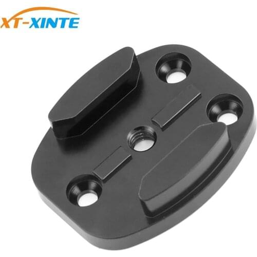 Aluminum Flat Surface Buckle Mount Adapter Base Surfboard Surface 4 Holes 1/4 for GoPro 9 8 7 6 SJCam Action Camera Accessories