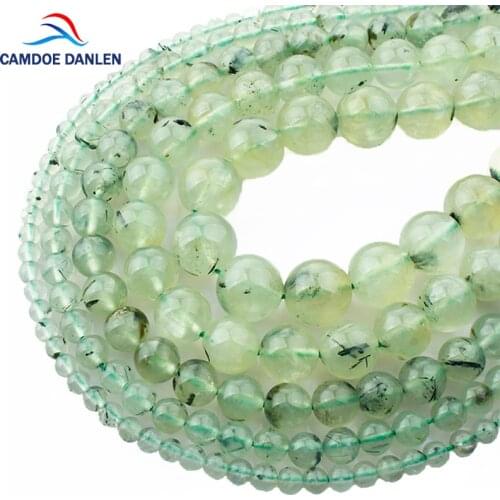 CAMDOE DANLEN Natural Stone Beads Grape Crystal Round Loose Beads 4 6 8 10 12MM Fit Diy Beads Fashion Jewelry making Accessories