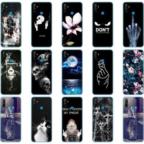 For Realme C3 Case Painting Silicon Soft TPU Back Phone Cover For OPPO Realme C3 RMX2020 C 3 RealmeC3 6.5 inch Protective Coque