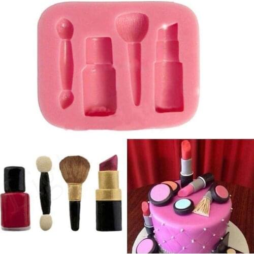 Comestic Shape for Women Silicone Fondant Mould Cake Decorating Chocolate Baking DIY Mold Sugarcraft