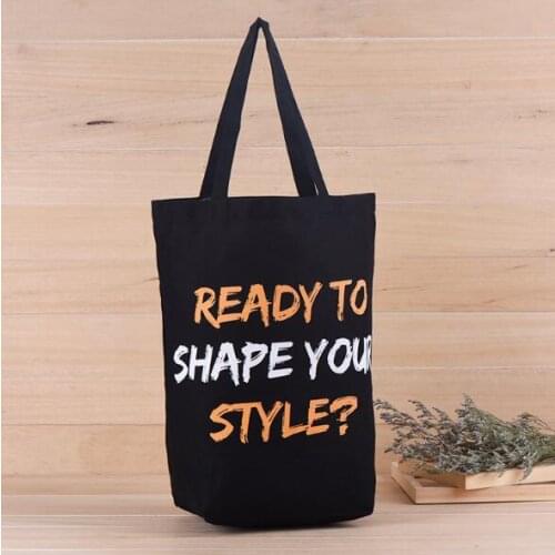 READY TO SHAPE YOUR STYLE ? Customized Logo Tote Bag Cotton, Backpack Canvas Shopping Bags , Free Shipping