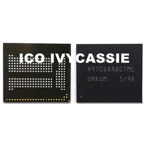 H9TQ64A8GTAC EMMC EMCP UFS 8GB eMMC BGA221 NAND Flash Memory IC Chip Soldered Ball