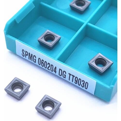 10 pieces of carbide blades SPMG060204 SPMG07T308 SPMG050204 SPMG090408 SPMG110408 SPMG140512 DG TT9030 TT8020