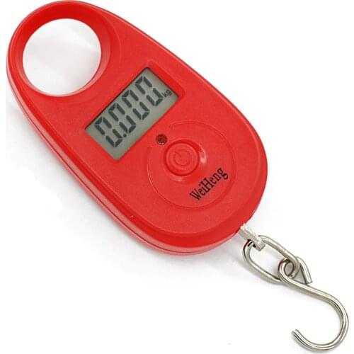 Mini Pocket Portable Scale LCD Digital Hanging Luggage Weighting Electronic Weight Fishing Hook Scales Pesca Carp Accessories