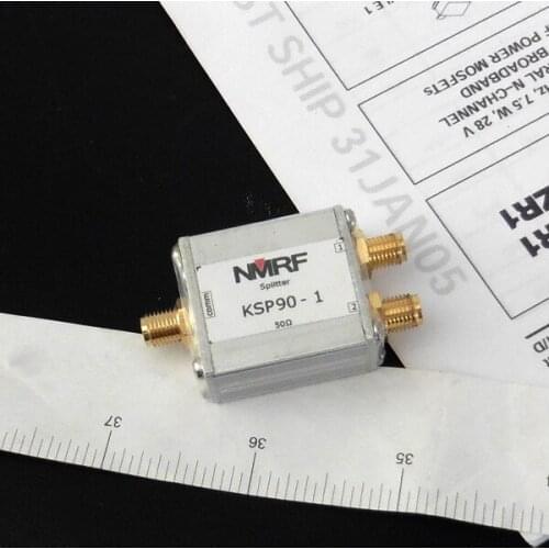 KSP90-1 60-75MHz 90 degree power divider, orthogonal coupler, 3dB bridge RF coaxial SMA