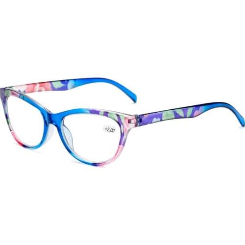 2021 New Reading Glasses Lightweight Presbyopic Flower Printing Women Men Resin Diopter +1.0 +1.5 +2.0 +2.5 +3.0 +3.5 +4.0