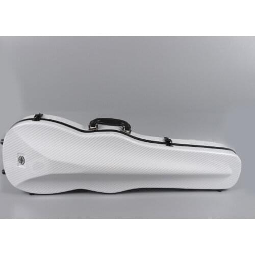 New violin case 4/4 composite material strong violin box bag White Hard Shell
