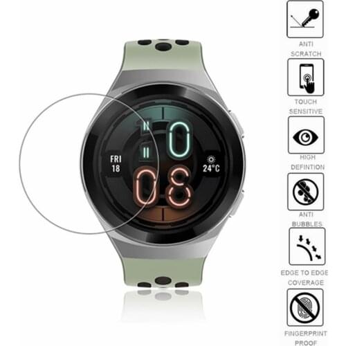Tempered Glass Film For Huawei Watch GT2e Screen Protector 9H HD Clear Protective Film Cover For Huawei Watch GT 2e 46mm