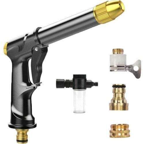 Portable Car Wash Sprayer High-pressure Water Gun For Cleaning Car Wash Machine Garden Watering Hose Nozzle Sprinkler Water Gun