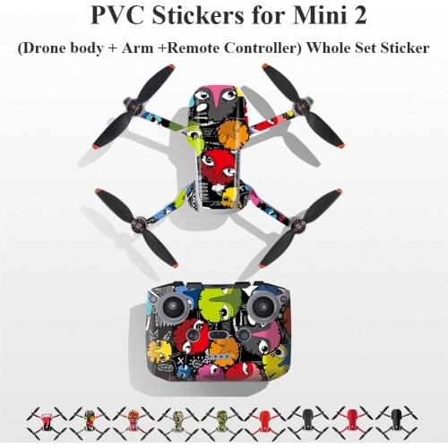 PVC Stickers Protective Film Scratch-proof Decals Skin Accessories for Mini 2